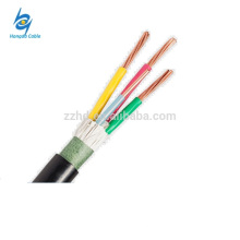 cobre / aluminio de baja tensión 150 mm XLPE 4 núcleo de acero blindado cable de alimentación de PVC